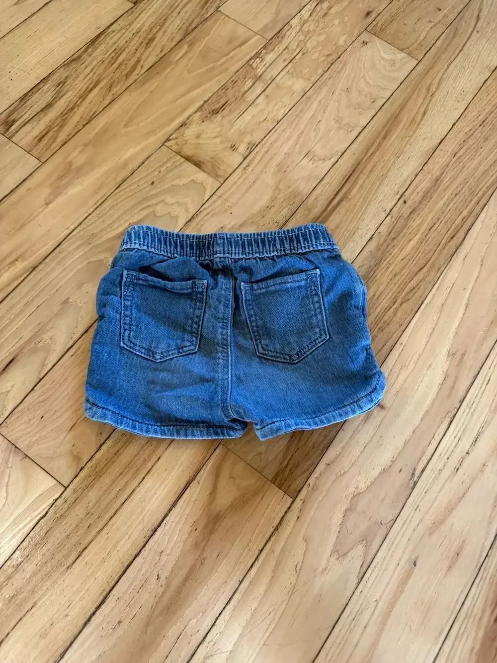 Gap Denim Toddler Blue Pull-On Shorts Size 2 Years
